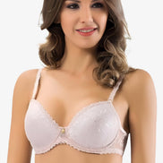 Lejardin Kadın Desteksiz Sütyen Dantelli Soft Cup Büyük Beden
