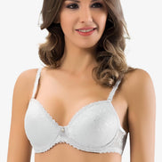 Lejardin Kadın Desteksiz Sütyen Dantelli Soft Cup Büyük Beden