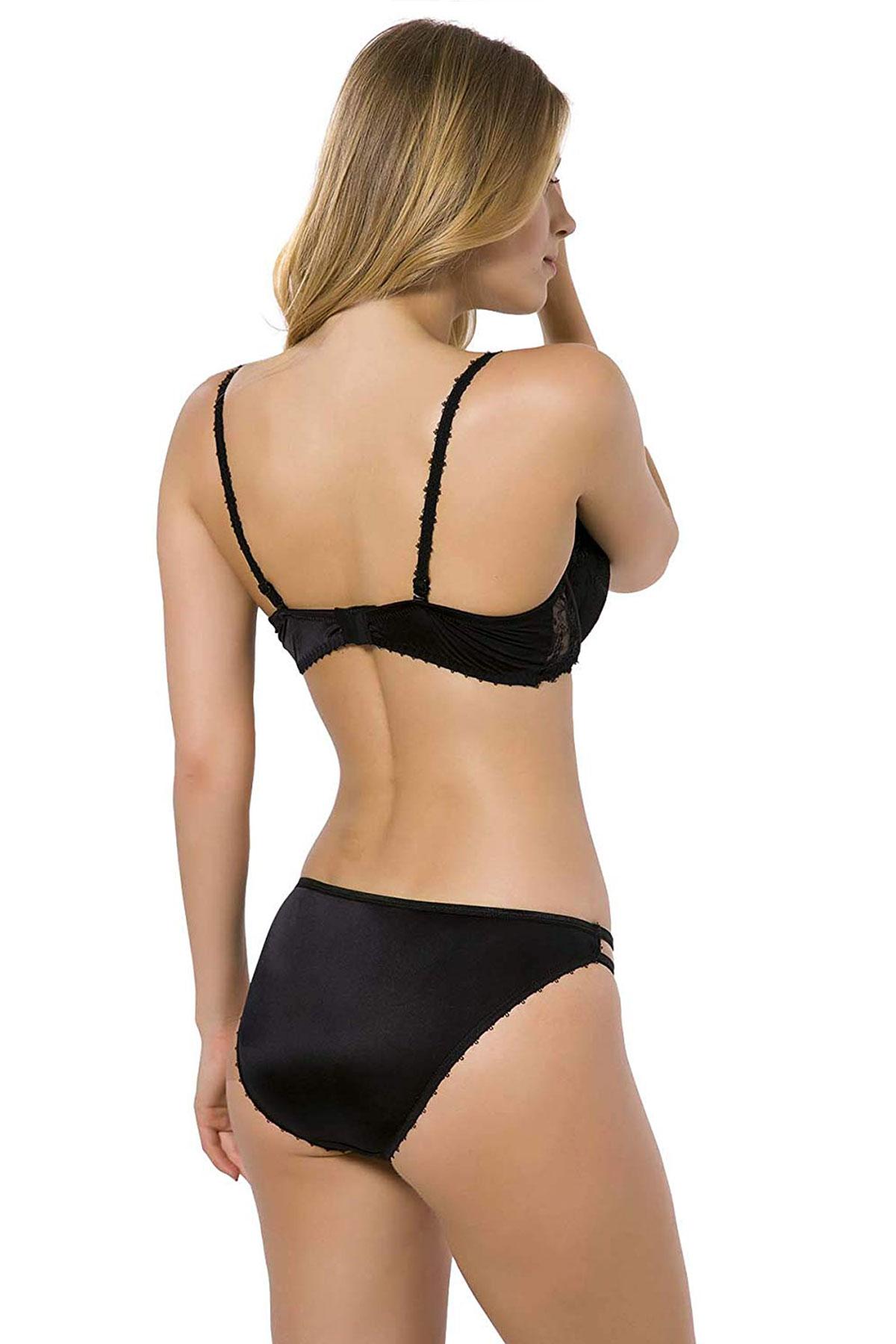 Lejardin Kadın Fantezi Destekli Sütyen Külot Takım Push Up