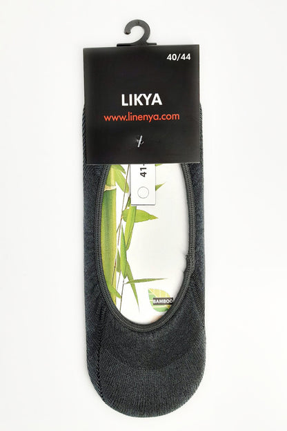 Likya Erkek Bambu Babet Çorap - Düz