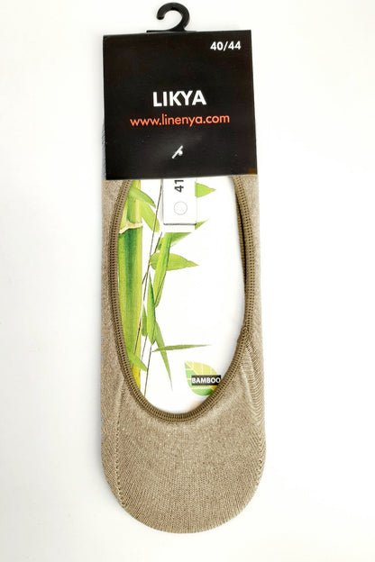 Likya Erkek Bambu Babet Çorap - Düz