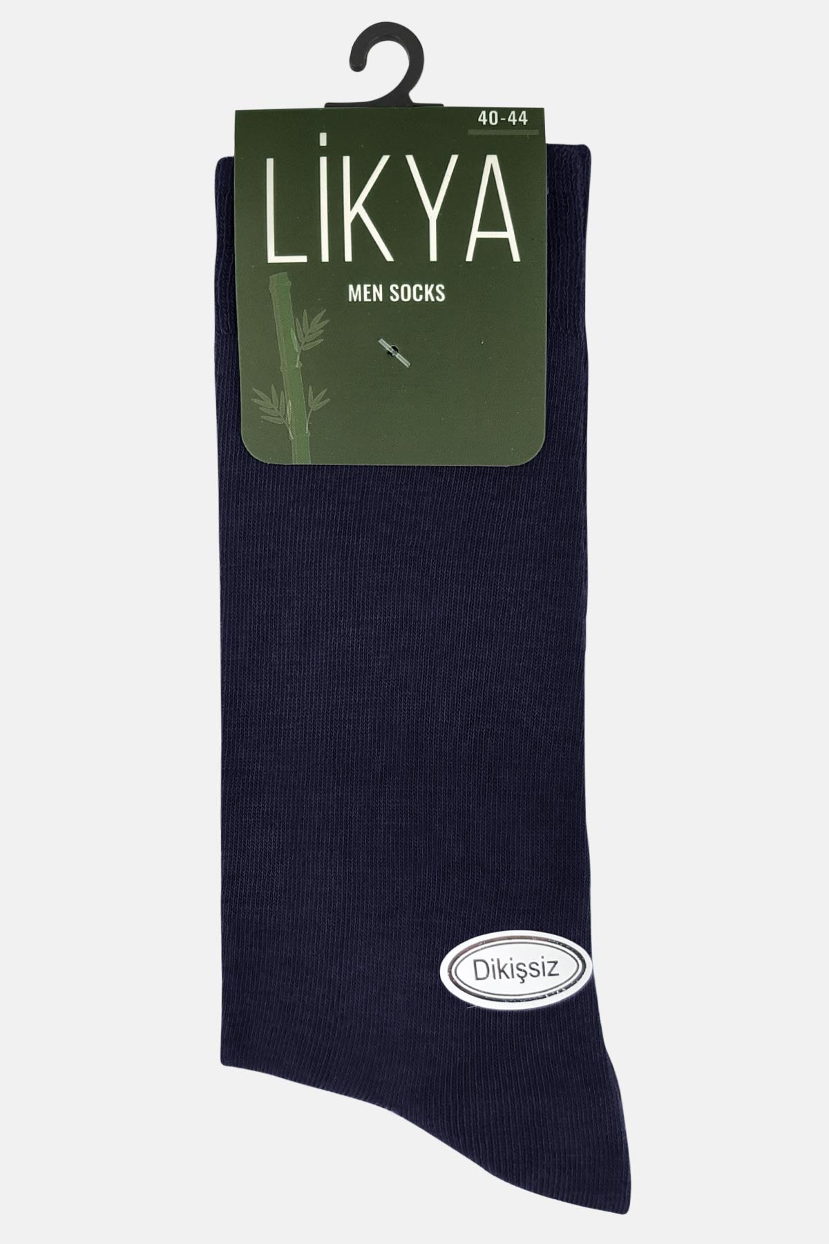 Likya Erkek Bambu Dikişsiz Soket Çorap Düz