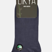 Likya Erkek Bambu Patik Çorap - Düz