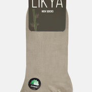 Likya Erkek Bambu Patik Çorap - Düz
