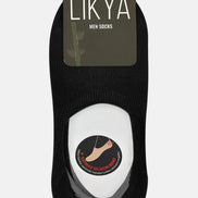 Likya Erkek Bambu Silikon Kaymaz Bantlı Babet Çorap - Düz