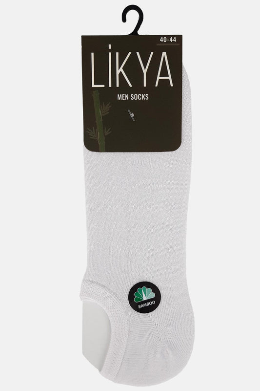 Likya Erkek Bambu Sneaker Çorap - Düz