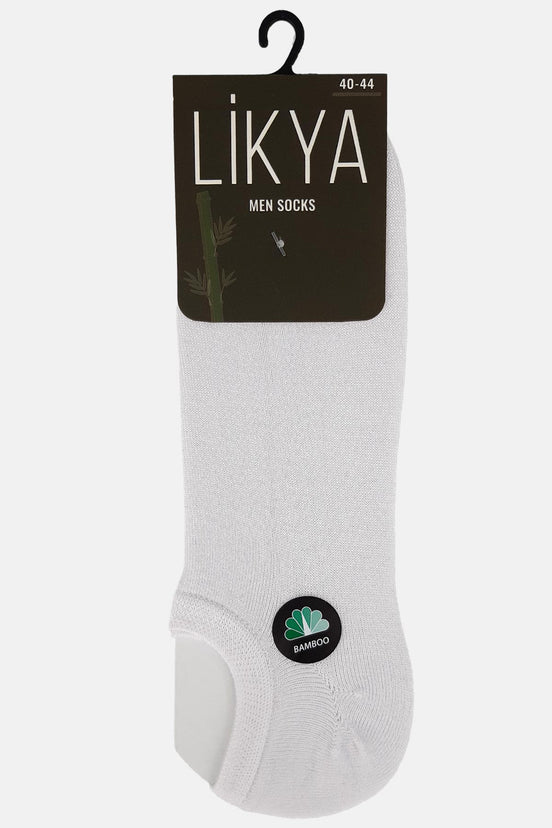Likya Erkek Bambu Sneaker Çorap - Düz