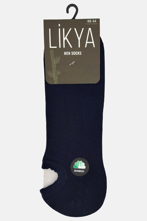 Likya Erkek Bambu Sneaker Çorap - Düz