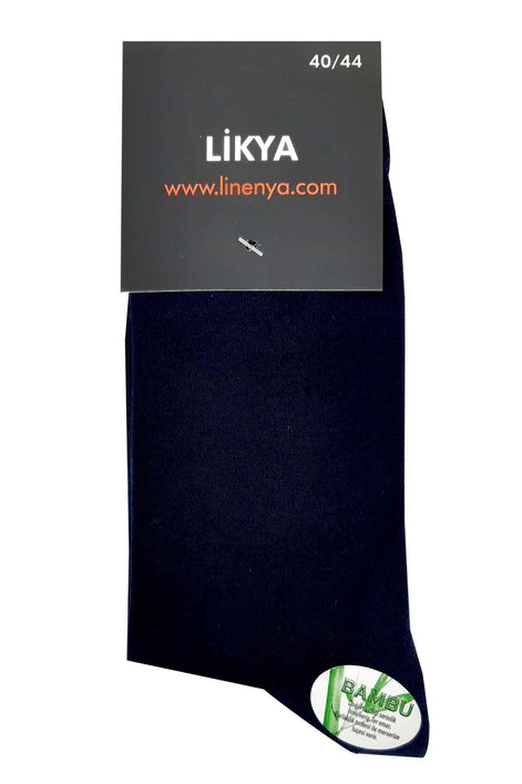 Likya Erkek Bambu Soket Çorap - Desenli