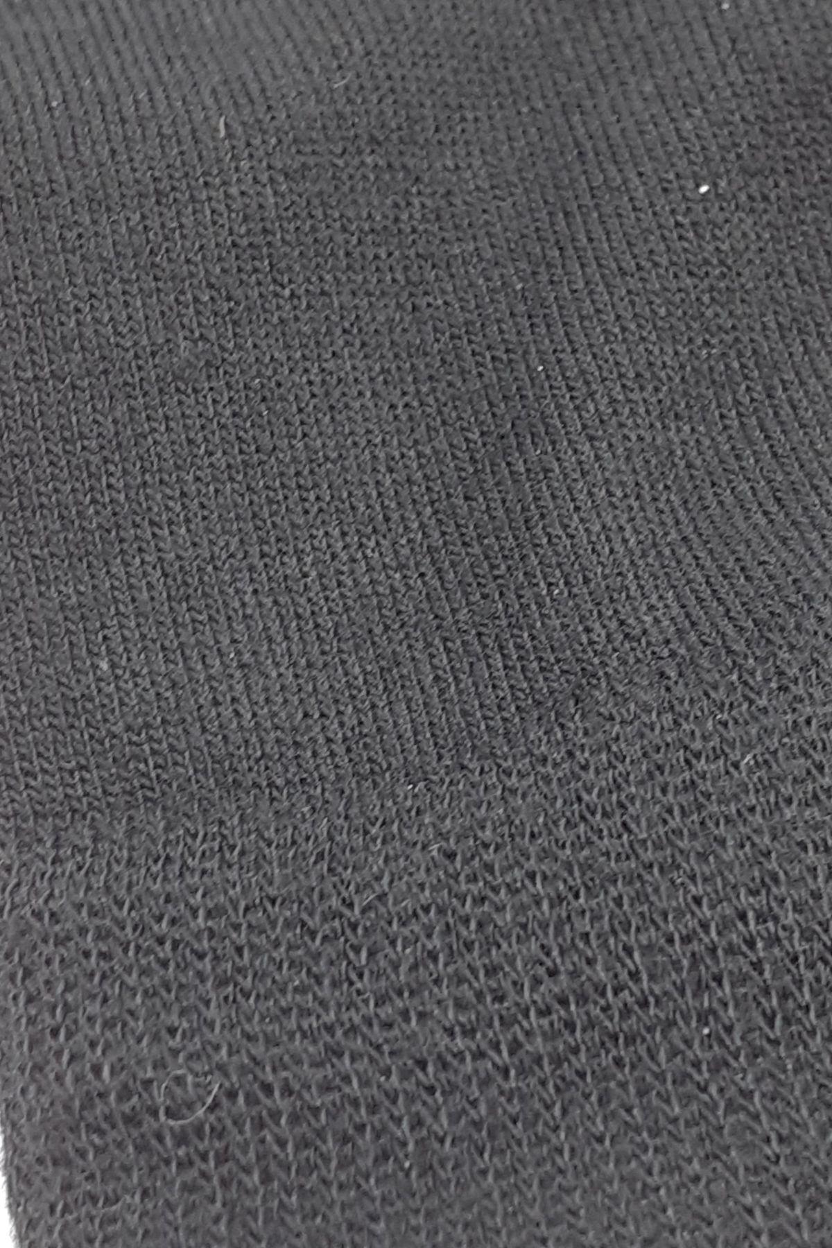 Likya Erkek Bambu Yarım Konç Çorap - Düz