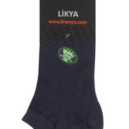 Likya Erkek Çorap Patik Bambu Düz