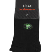 Likya Erkek Çorap Patik Bambu Düz