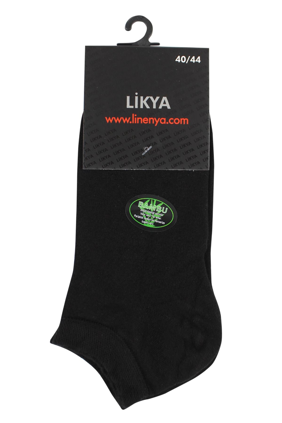 Likya Erkek Çorap Patik Bambu Düz