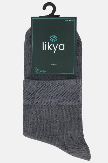Likya Erkek Çorap Yarım Konç Viskon