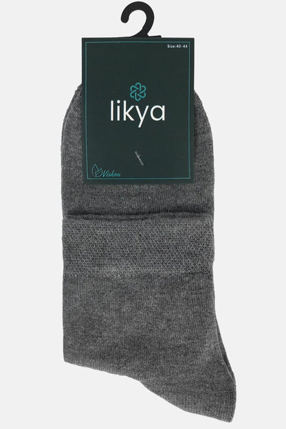 Likya Erkek Çorap Yarım Konç Viskon