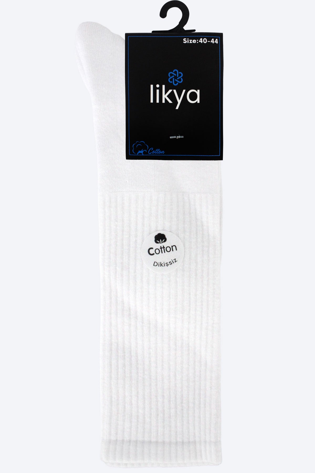 Likya Erkek Dizaltı Çorap Sporcu Düz Desensiz Dikişsiz