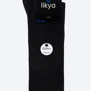 Likya Erkek Dizaltı Çorap Sporcu Düz Desensiz Dikişsiz