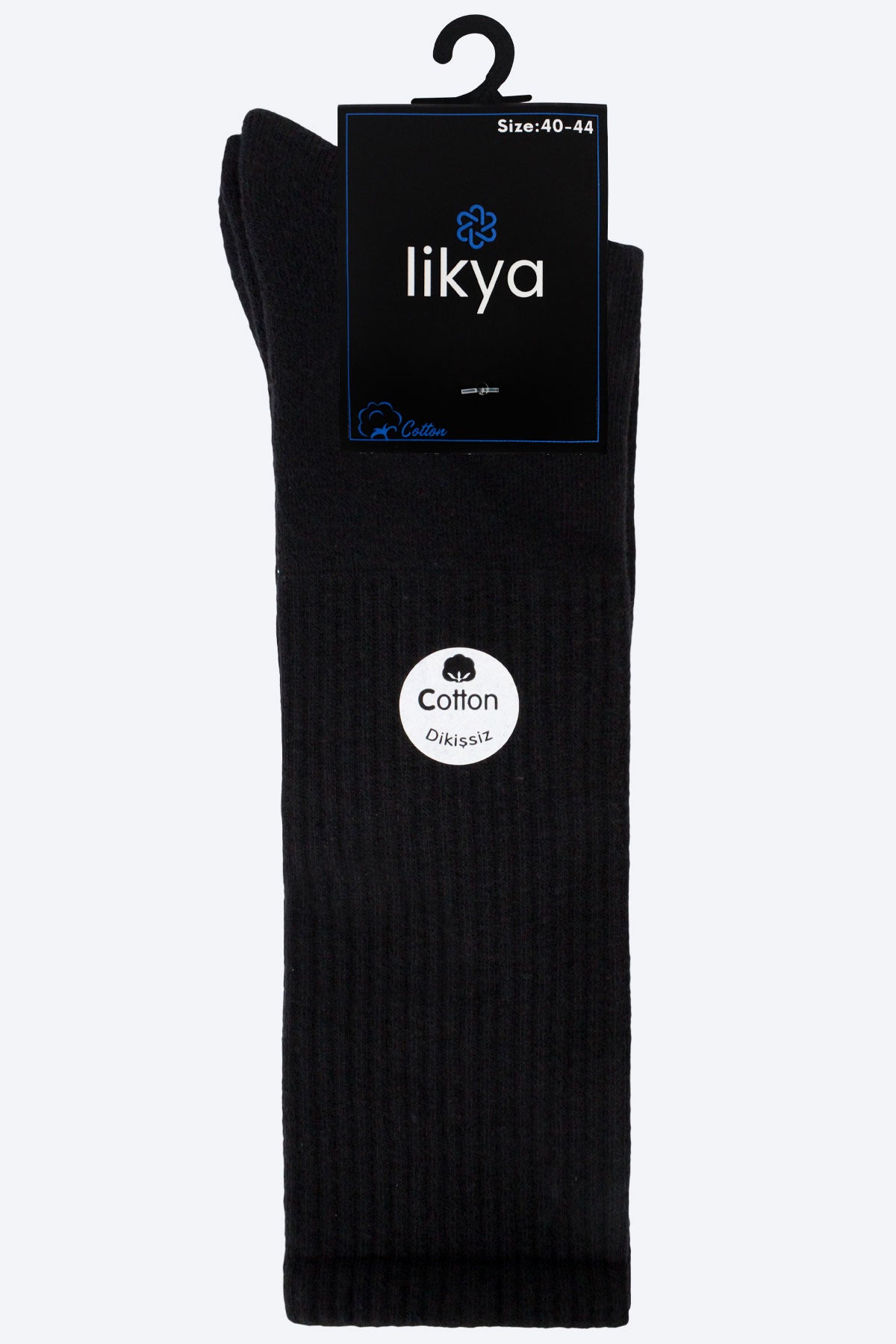 Likya Erkek Dizaltı Çorap Sporcu Düz Desensiz Dikişsiz