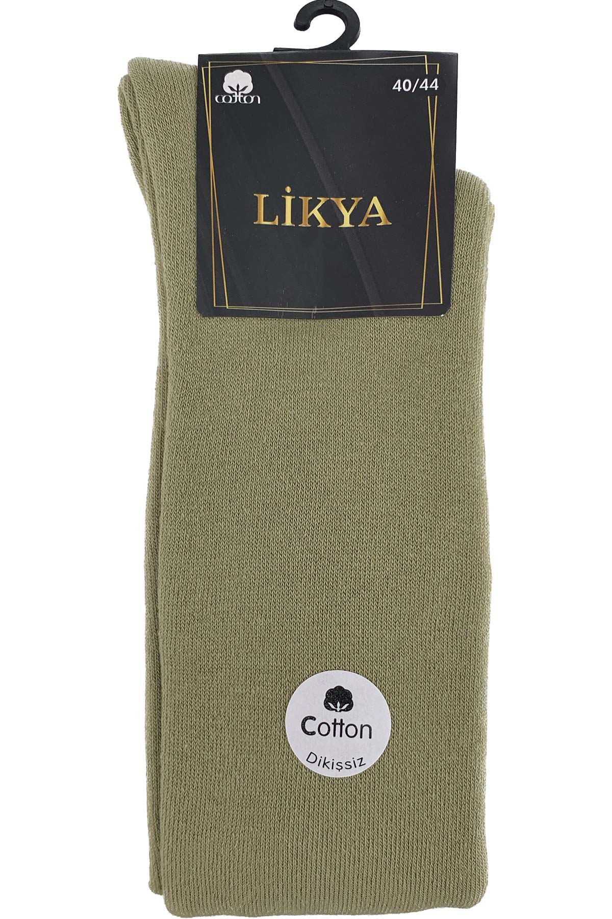 Likya Erkek Havlu Dikişsiz Dizaltı Asker Çorabı - Düz