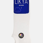 Likya Erkek Pamuklu Sneaker Çorap - Düz