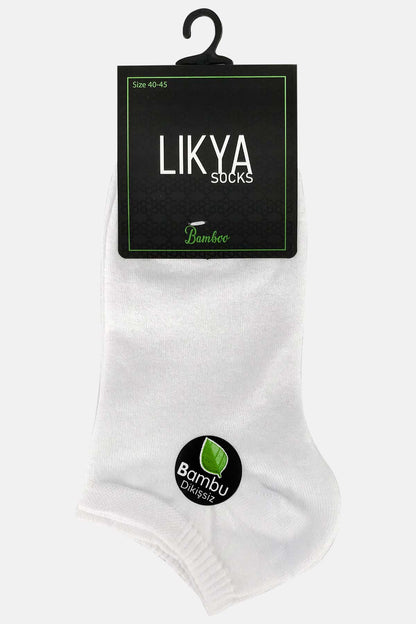 Likya Erkek Patik Çorap Bambu