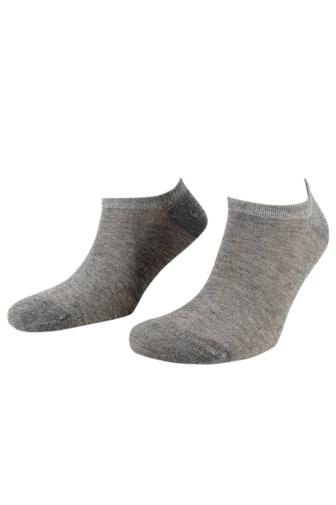 Likya Erkek Patik Çorap Sneaker Düz Bambu