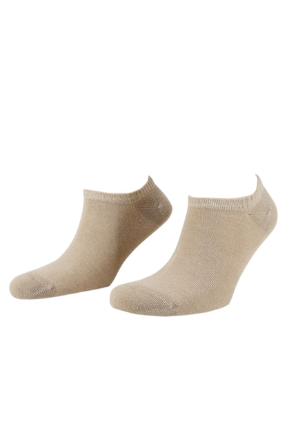 Likya Erkek Patik Çorap Sneaker Düz Bambu