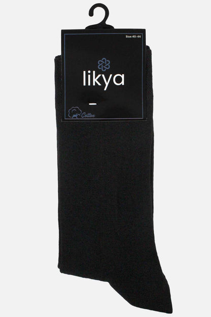 Likya Erkek Soket Çorap 200 İğne Sık Dokuma Pamuklu