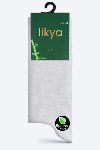 Likya Erkek Soket Çorap Bambu Dikişsiz