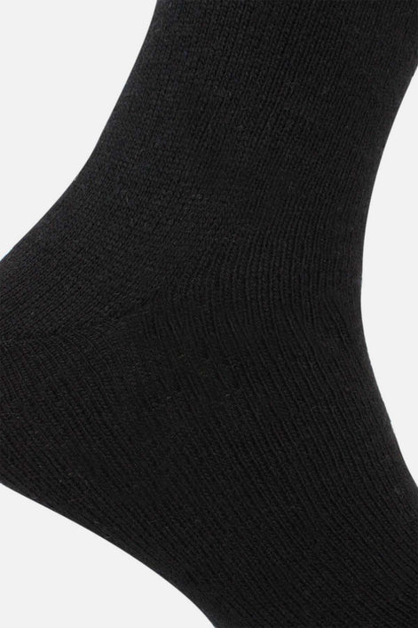 Likya Erkek Soket Çorap Düz Lambswool Yün