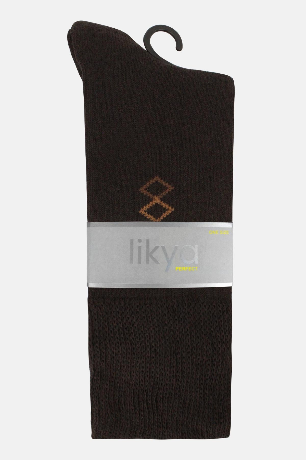 Likya Erkek Soket Çorap Havlu Pamuklu Düz Comfort