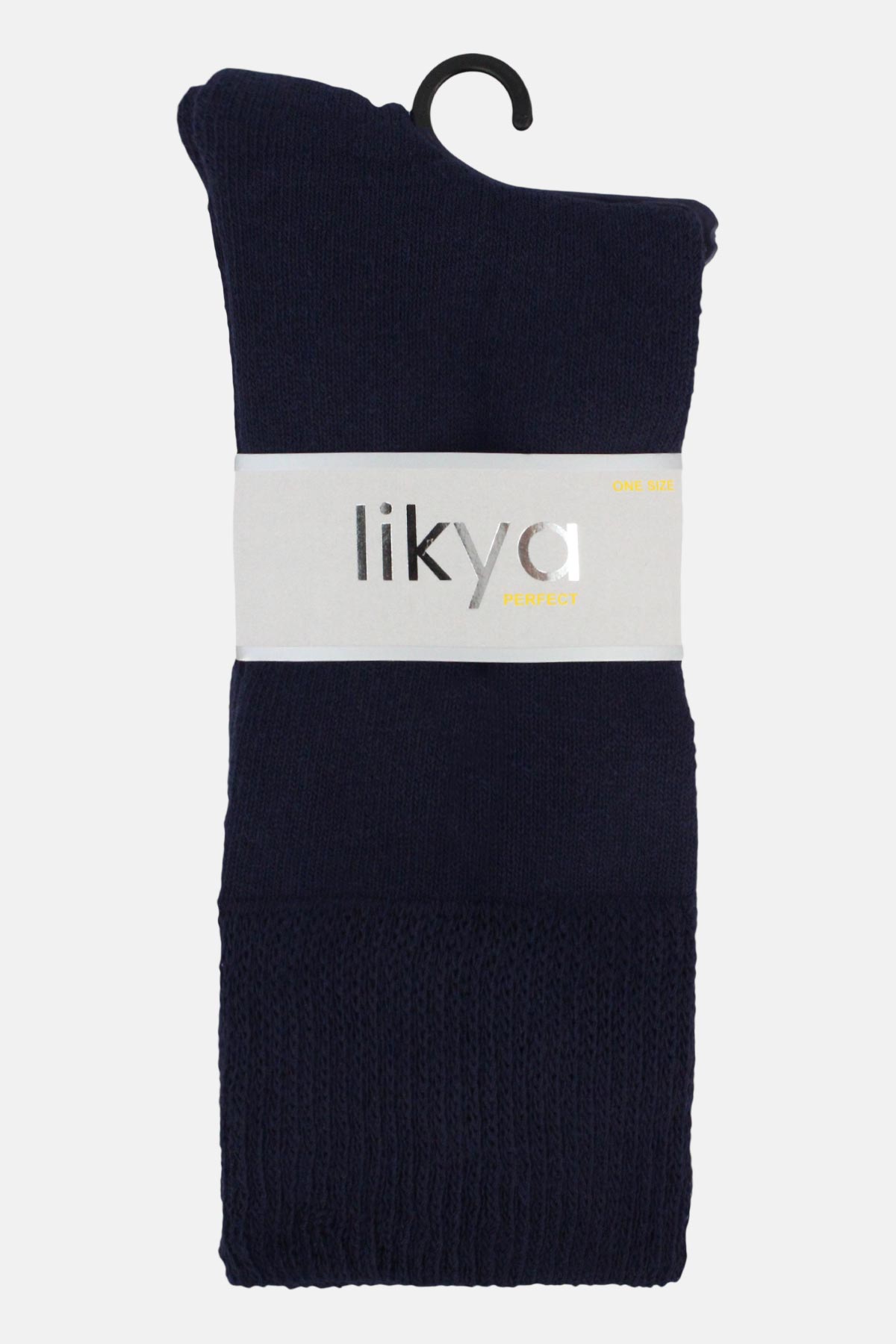 Likya Erkek Soket Çorap Havlu Pamuklu Düz Comfort