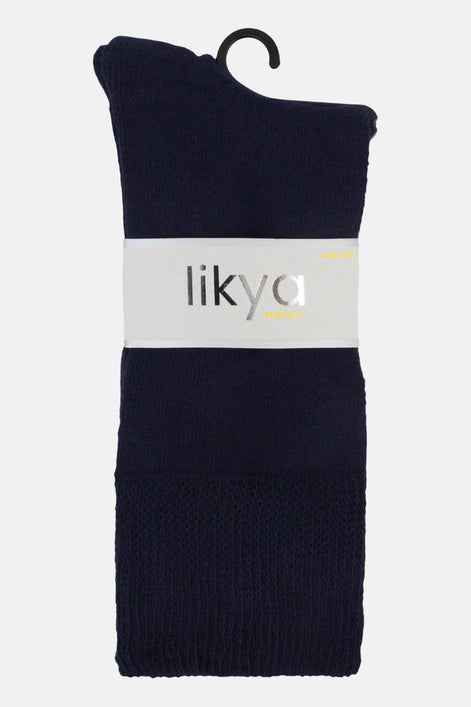 Likya Erkek Soket Çorap Havlu Pamuklu Düz Comfort