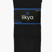 Likya Erkek Soket Çorap Havlu Pamuklu Düz Comfort