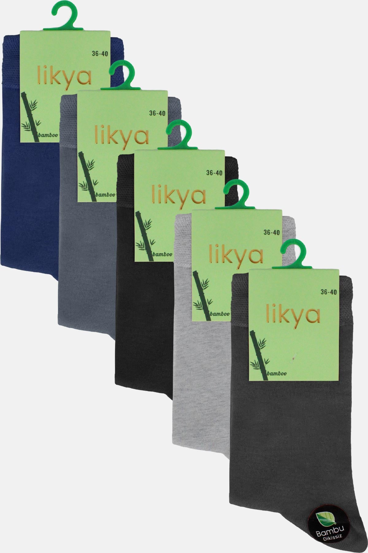 Likya Kadın Çorap Bambu Soket 200 İğne Sık Dokuma