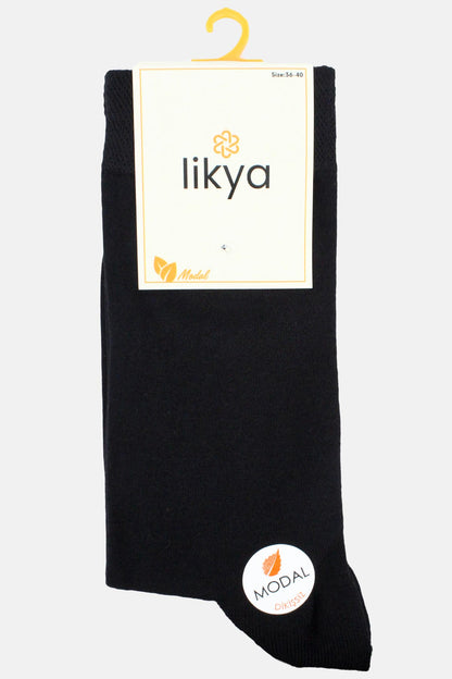 Likya Kadın Çorap Soket Modal Düz