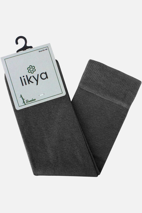 Likya Kadın Diz Altı Çorap Bambu