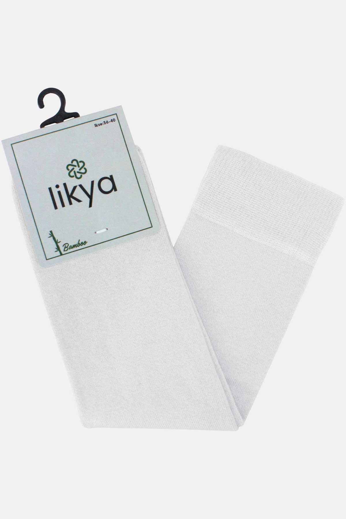 Likya Kadın Diz Altı Çorap Bambu