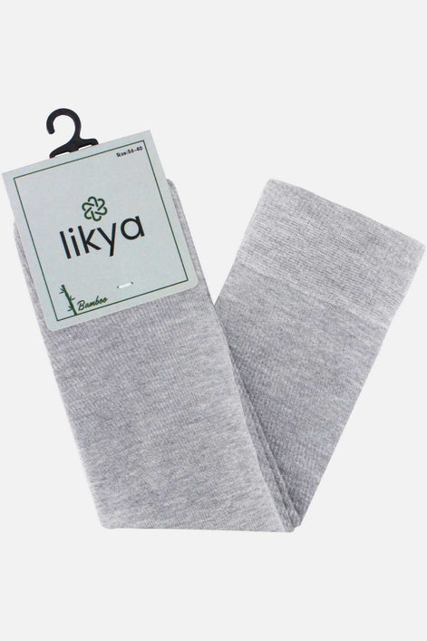 Likya Kadın Diz Altı Çorap Bambu