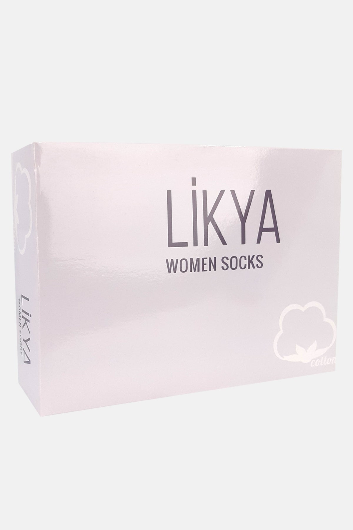Likya Kadın Havlu Pamuklu Soket Çorap - Düz