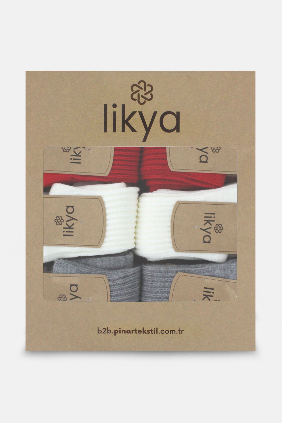 Likya Kadın Soket Çorap Kıvrık Akrilik