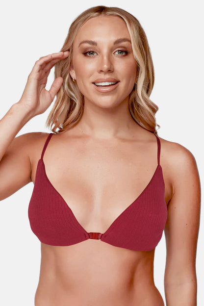 Liza Kadın Desteksiz Büstiyer Önü Kopçalı Sırt İpli Sporcu