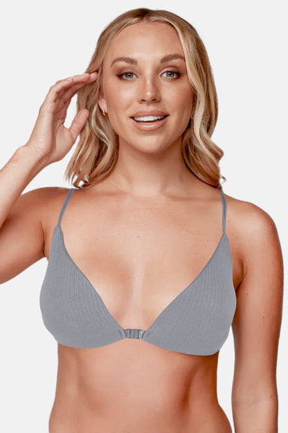 Liza Kadın Desteksiz Büstiyer Önü Kopçalı Sırt İpli Sporcu