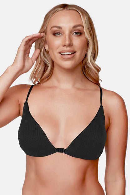 Liza Kadın Desteksiz Büstiyer Önü Kopçalı Sırt İpli Sporcu