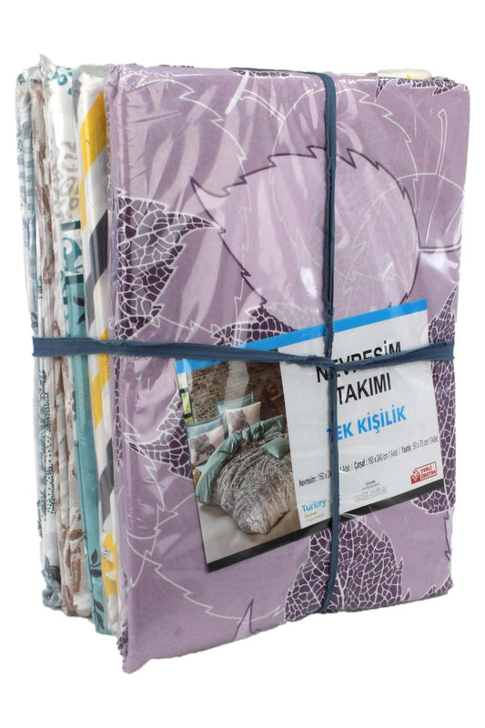 Magnolia Fermuarlı Tek Kişilik Nevresim Takımı