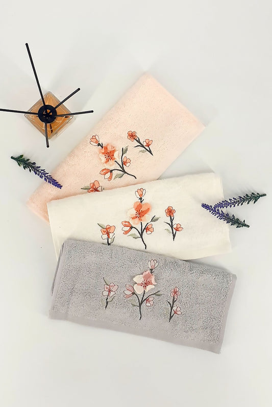 Maribor Mutfak Havlusu 3D Nakışlı Herra Bambu 30x50