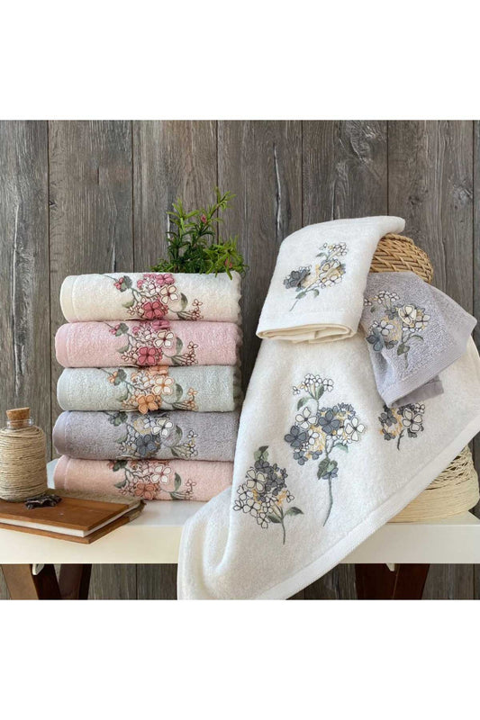 Maribor Mutfak Havlusu Bambu 3D Nakışlı Lizzy 30x50