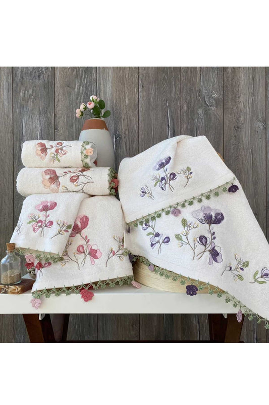 Maribor Mutfak Havlusu Bambu Nakışlı İdil 30x50