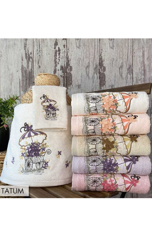 Maribor Mutfak Havlusu Bambu Nakışlı Tatum 30x50