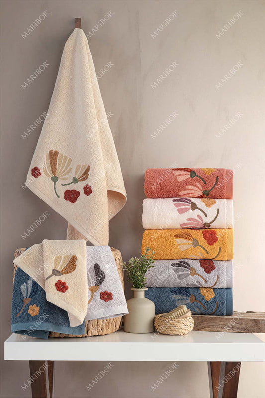 Maribor Mutfak Havlusu Rioko Bambu 3D Nakışlı 30x50 3'lü